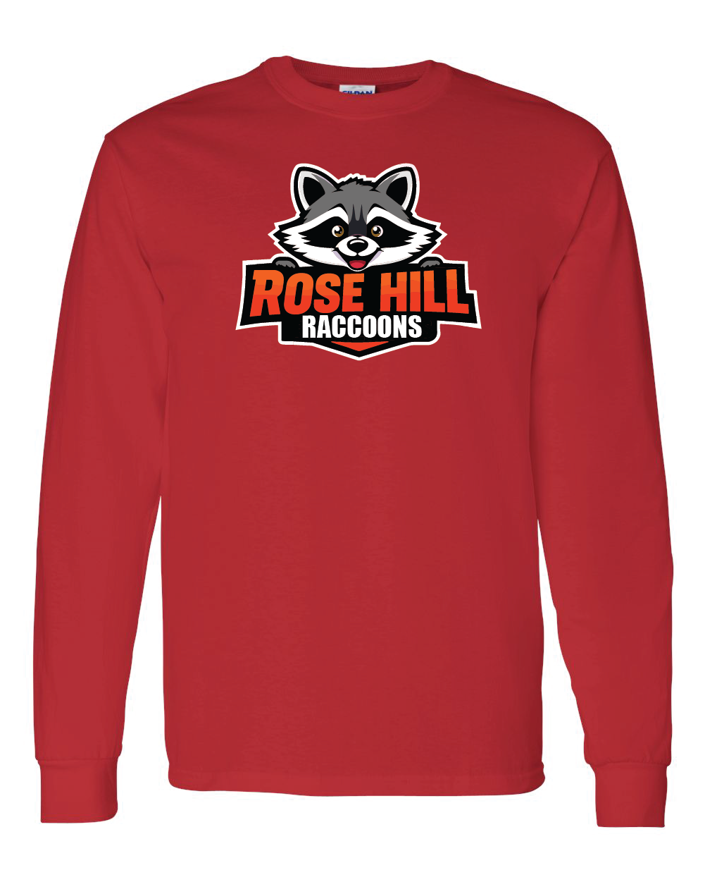 Adult Rose Hill Raccoon Long Sleeve NEW DESIGN