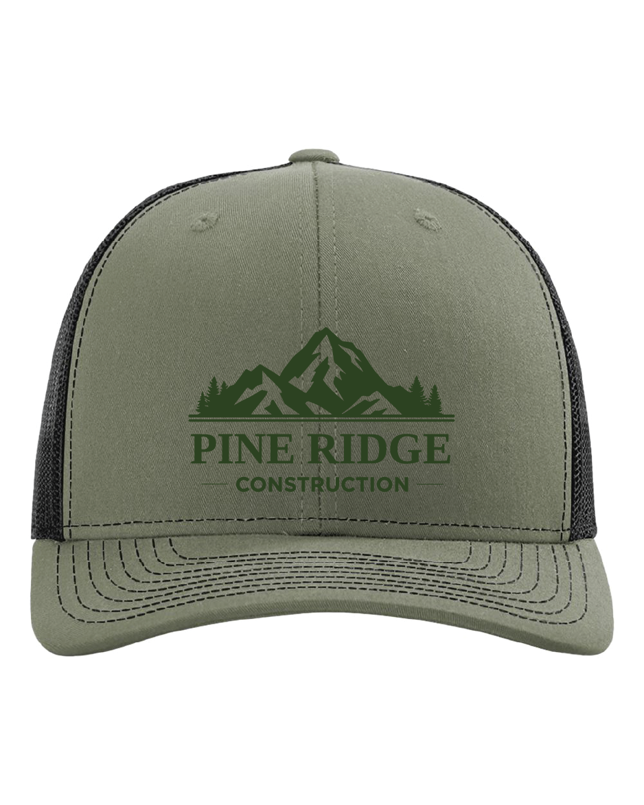 Pine Ridge Richardson Trucker Hat Loden/Black