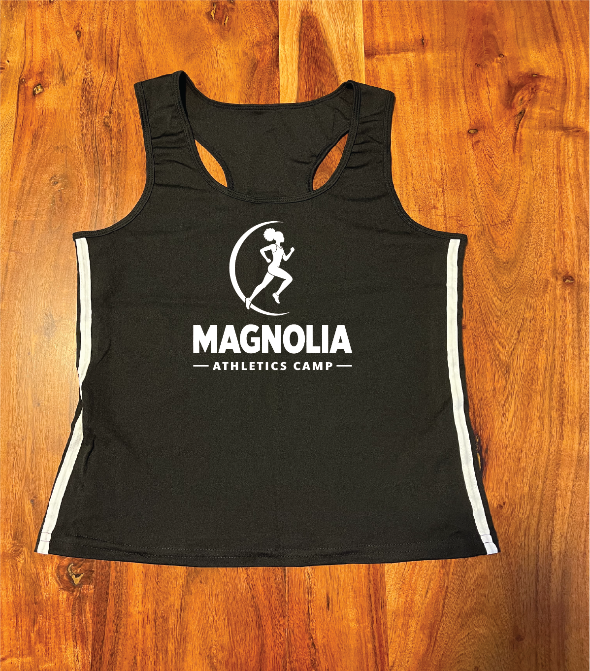 Magnolia Tank | White Front Print