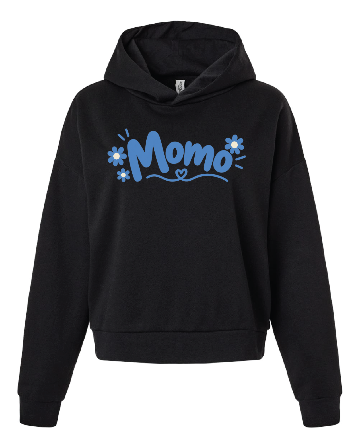 Momo Women's Hooded Sweatshirt |Black