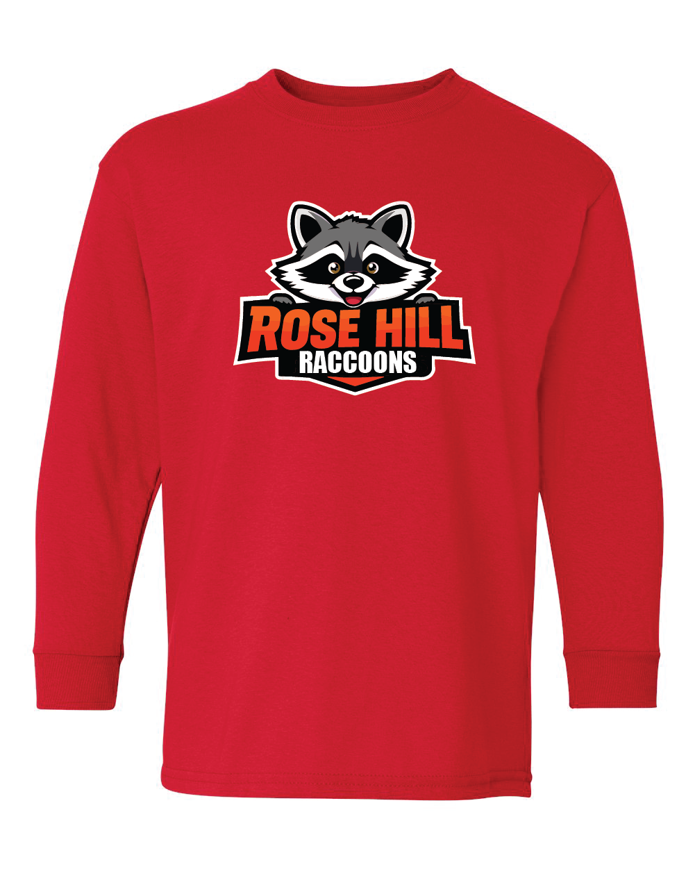 Youth Rose Hill Raccoon Long Sleeve NEW DESIGN