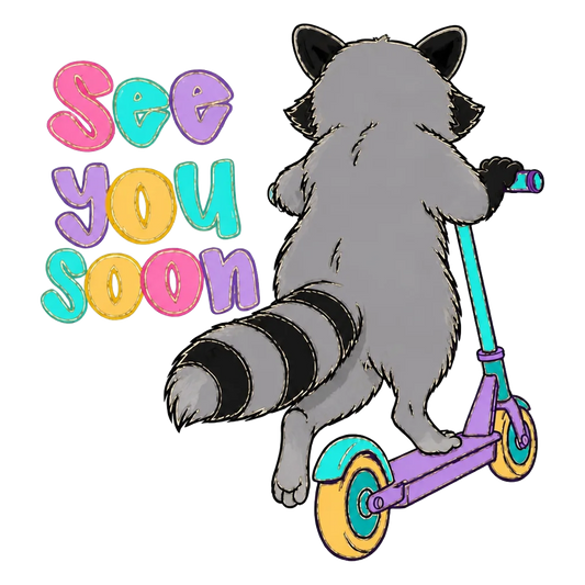 See You Soon Raccoon Tee