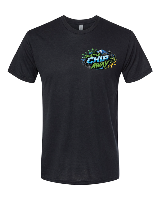 Seattle Chip Away Tee | Black