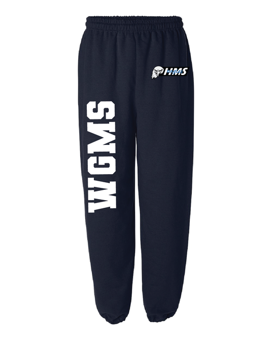 HMS "World Greatest Middle School" Sweatpants | Navy