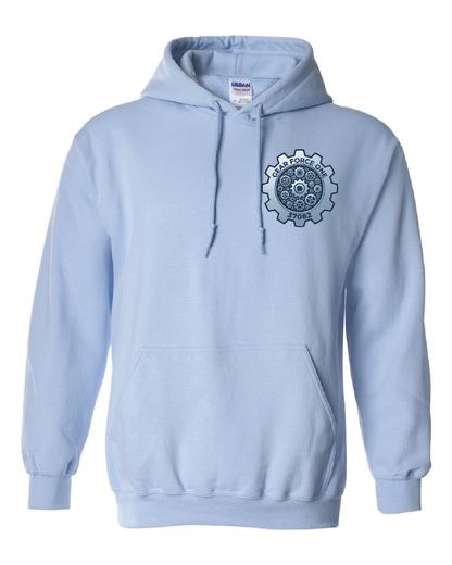 Gear Force One Hoodies / Custom Names | Light Blue