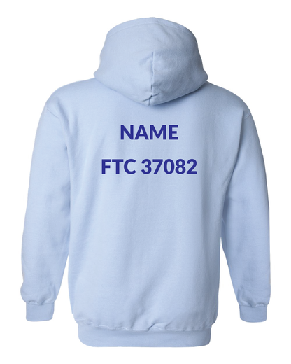 Gear Force One Hoodies / Custom Names | Light Blue