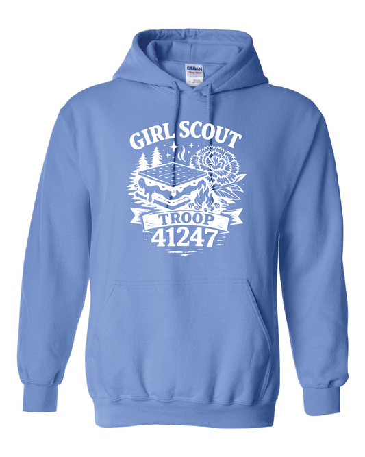 Troop 41247 Hoodies w/ Names | Carolina Blue