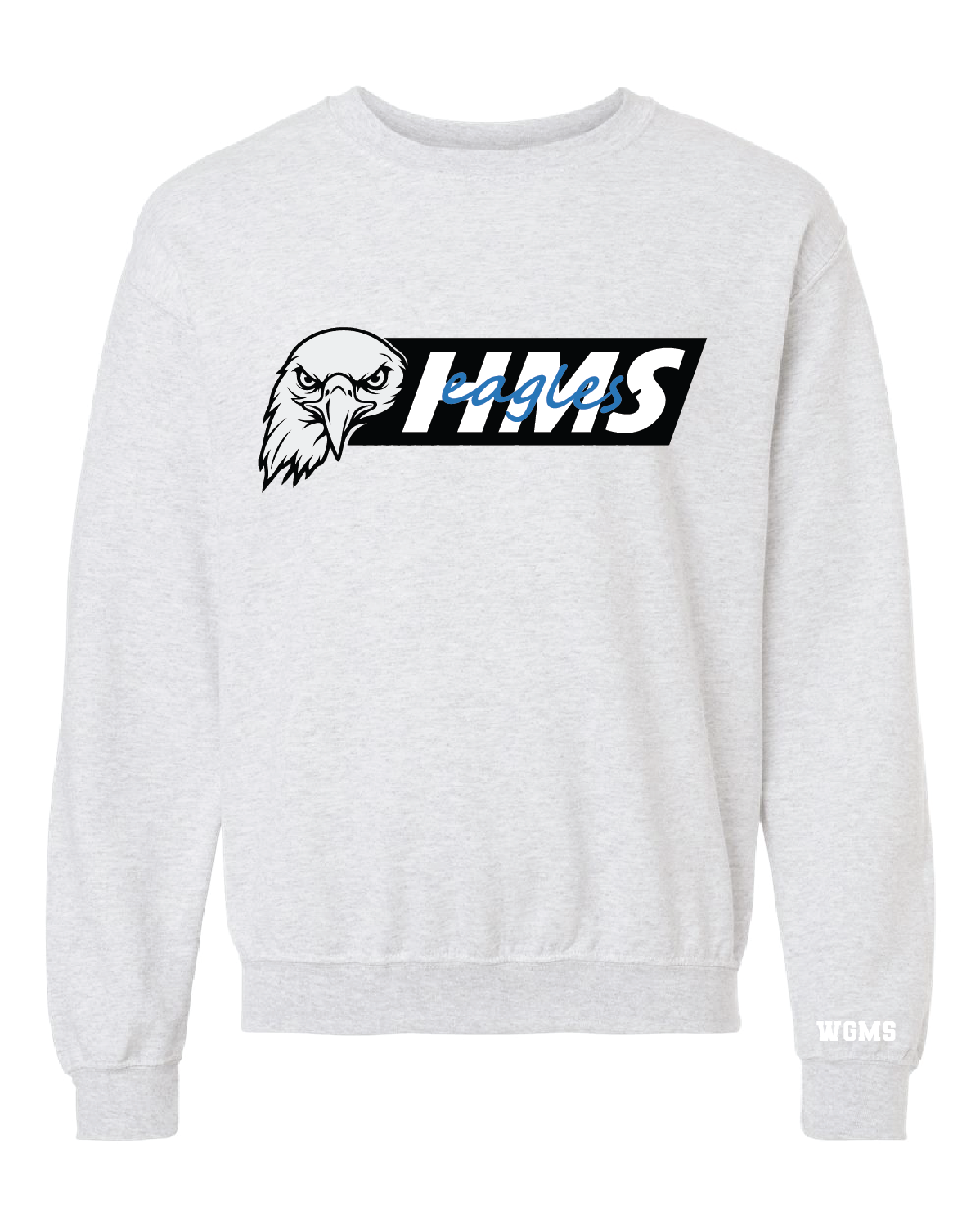 HMS Eagles Crewneck Sweater | Grey