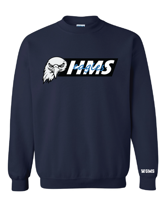HMS Eagles Crewneck Sweater | Navy