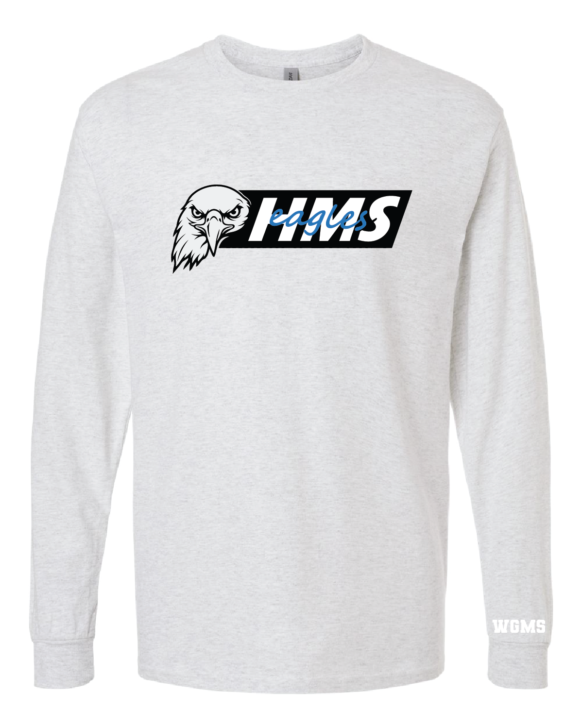 HMS Eagles Long Sleeve Tee | Grey