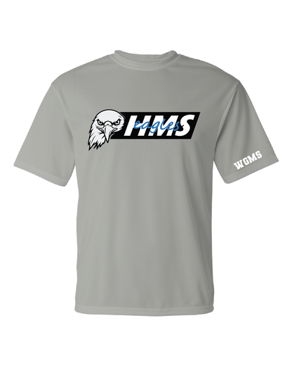 HMS Eagles Performance Tee | Grey