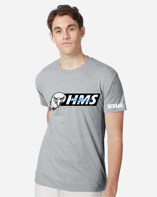 HMS Eagles Tri-Blend Tee | Grey