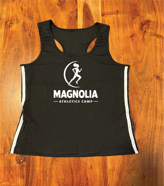 Magnolia Tank | White Front Print