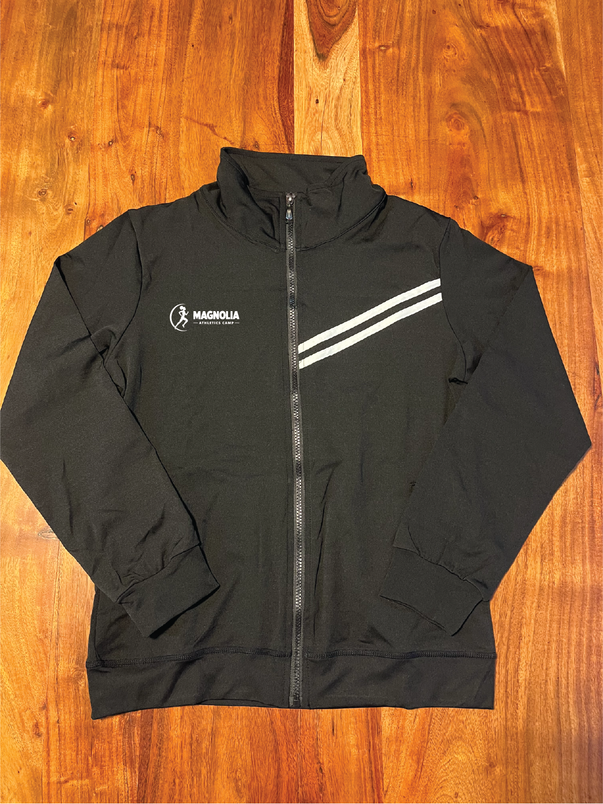Magnolia Track Jacket | White Left Chest Print
