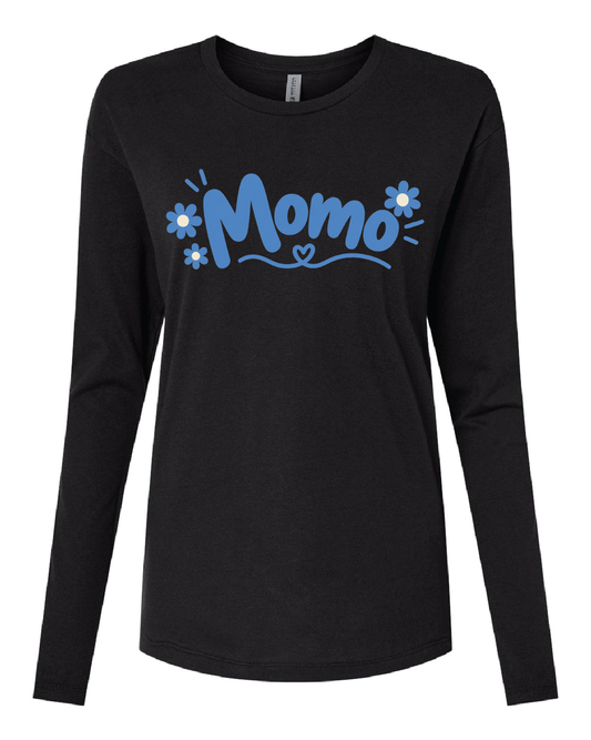 Momo Women's Long Sleeve Tee |Black
