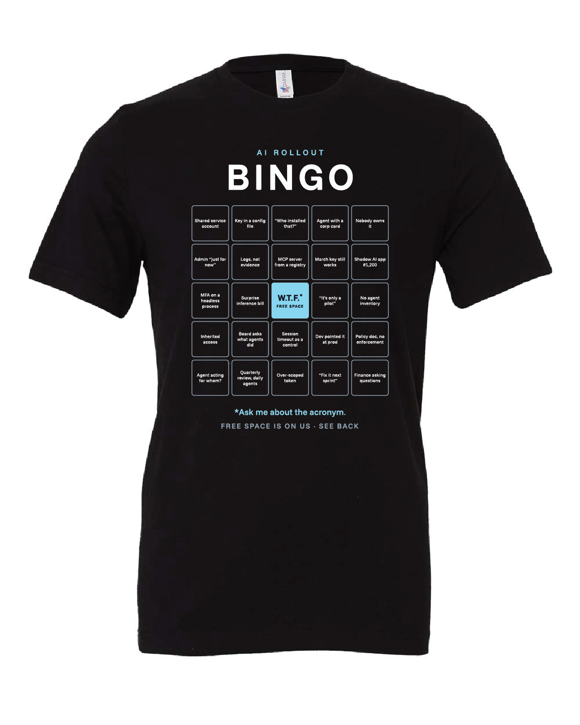 Secure Auth Tee | Black