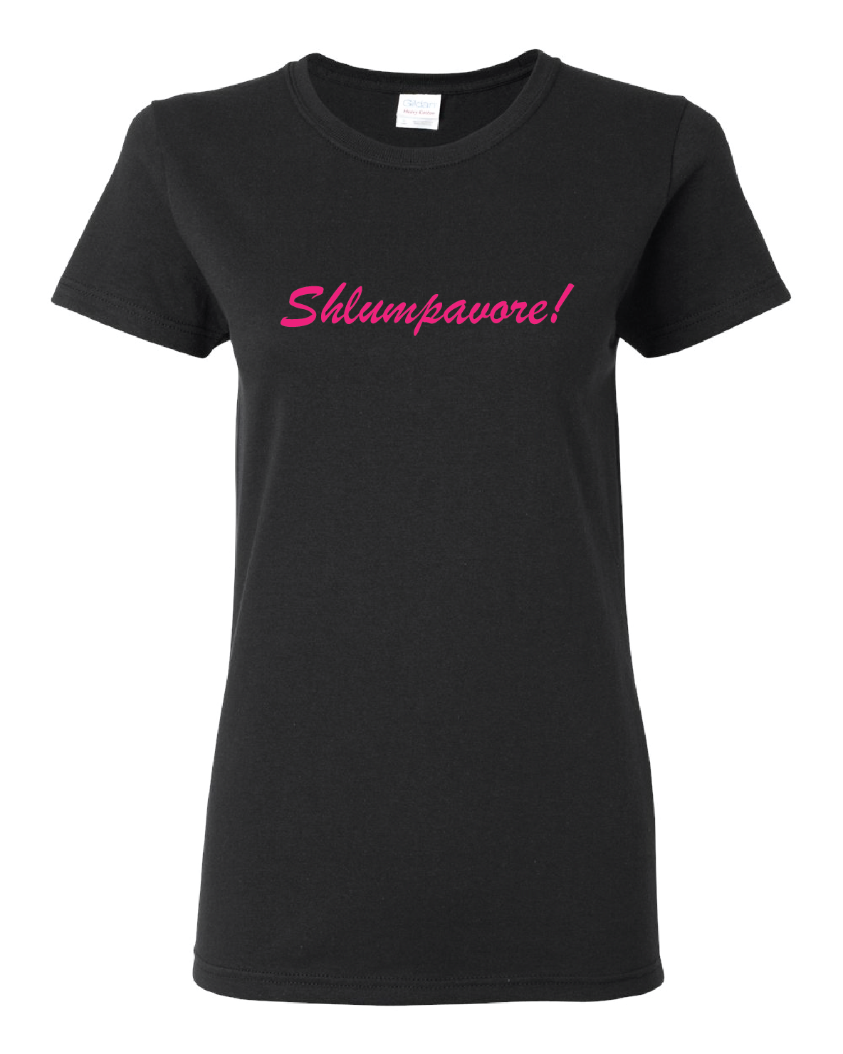 Custom Ladies Shlumpavore! Tee | Black | Medium