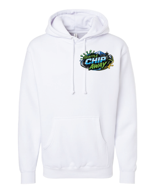 Seattle Chip Away Hoodie | White