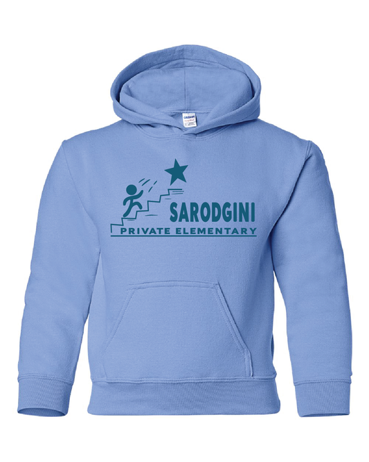 Youth Sarodgini Elementary Hoodies | Carolina Blue